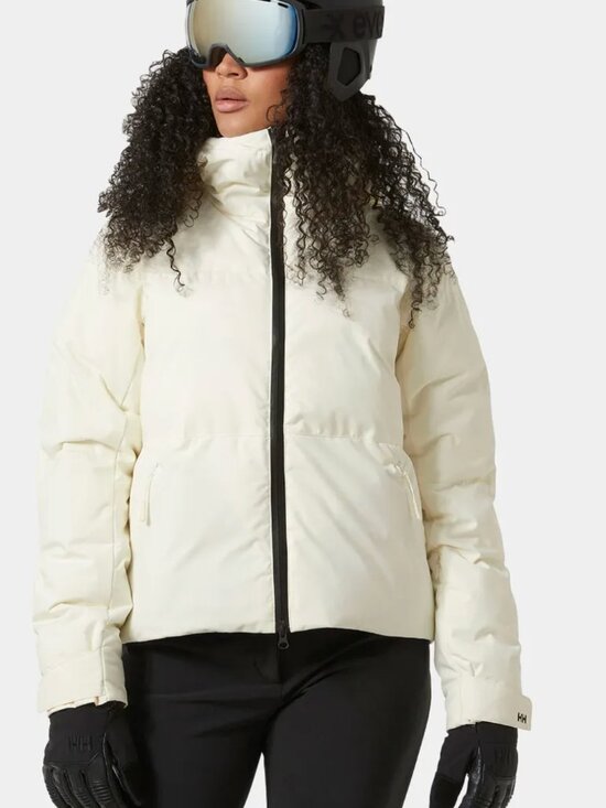 Helly Hansen Jackets & Blazers - Helly Hansen Nora Short Puffy Ski Jacket - Cream